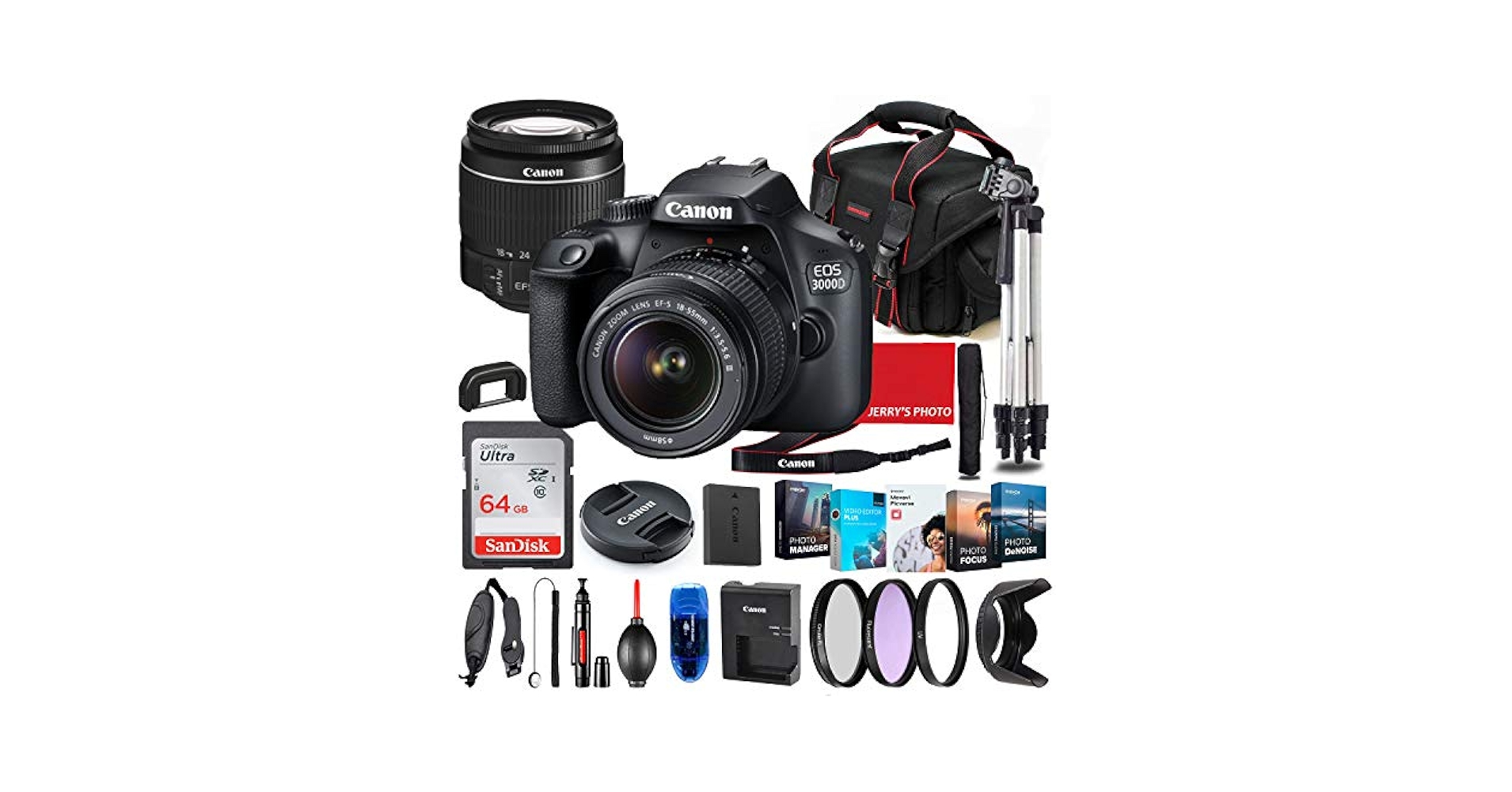 Canon EOS 4000d (Rebel T100) セット Amazon.com : Canon EOS 4000D / Rebel T100 DSLR Camera with